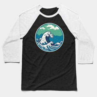 The Great Wave Baseball T-Shirt